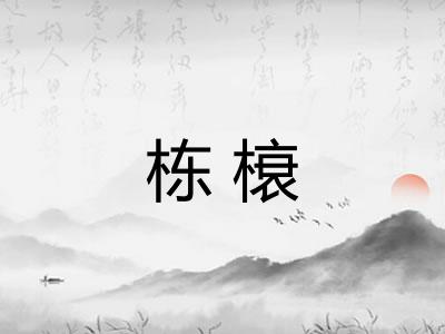 栋榱