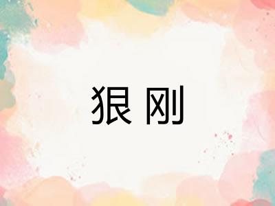 狠刚