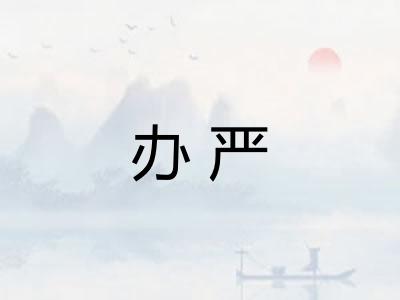 办严