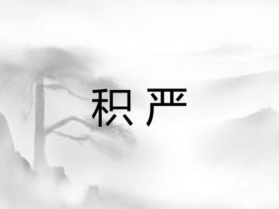 积严