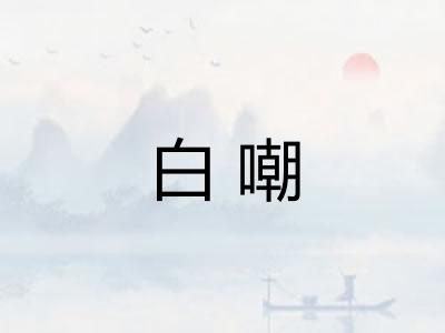 白嘲