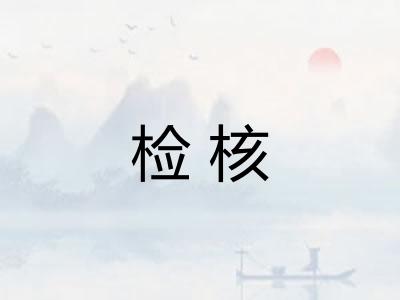 检核