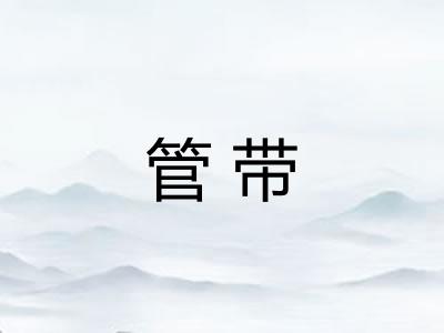 管带