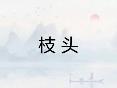 枝头