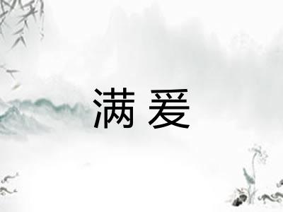 满爰