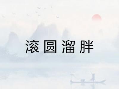 滚圆溜胖