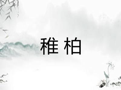 稚柏