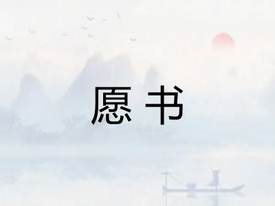 愿书