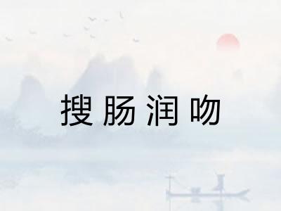 搜肠润吻