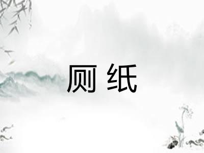 厕纸